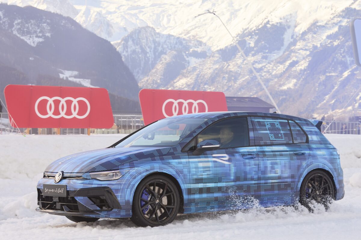 Volkswagen adelanta el nuevo Golf R en la Ice Race 2024